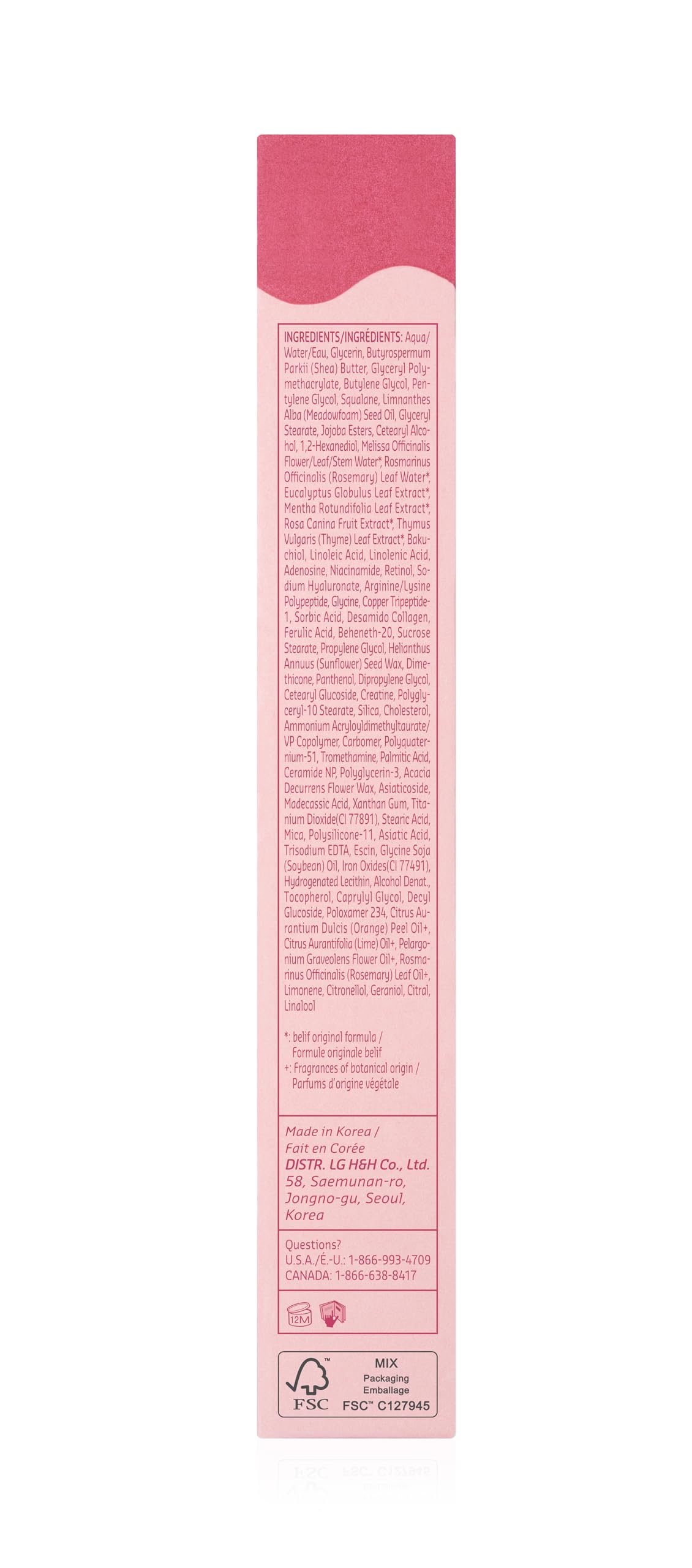 belif serum styled in spa setting conveying soothing, cooling experience