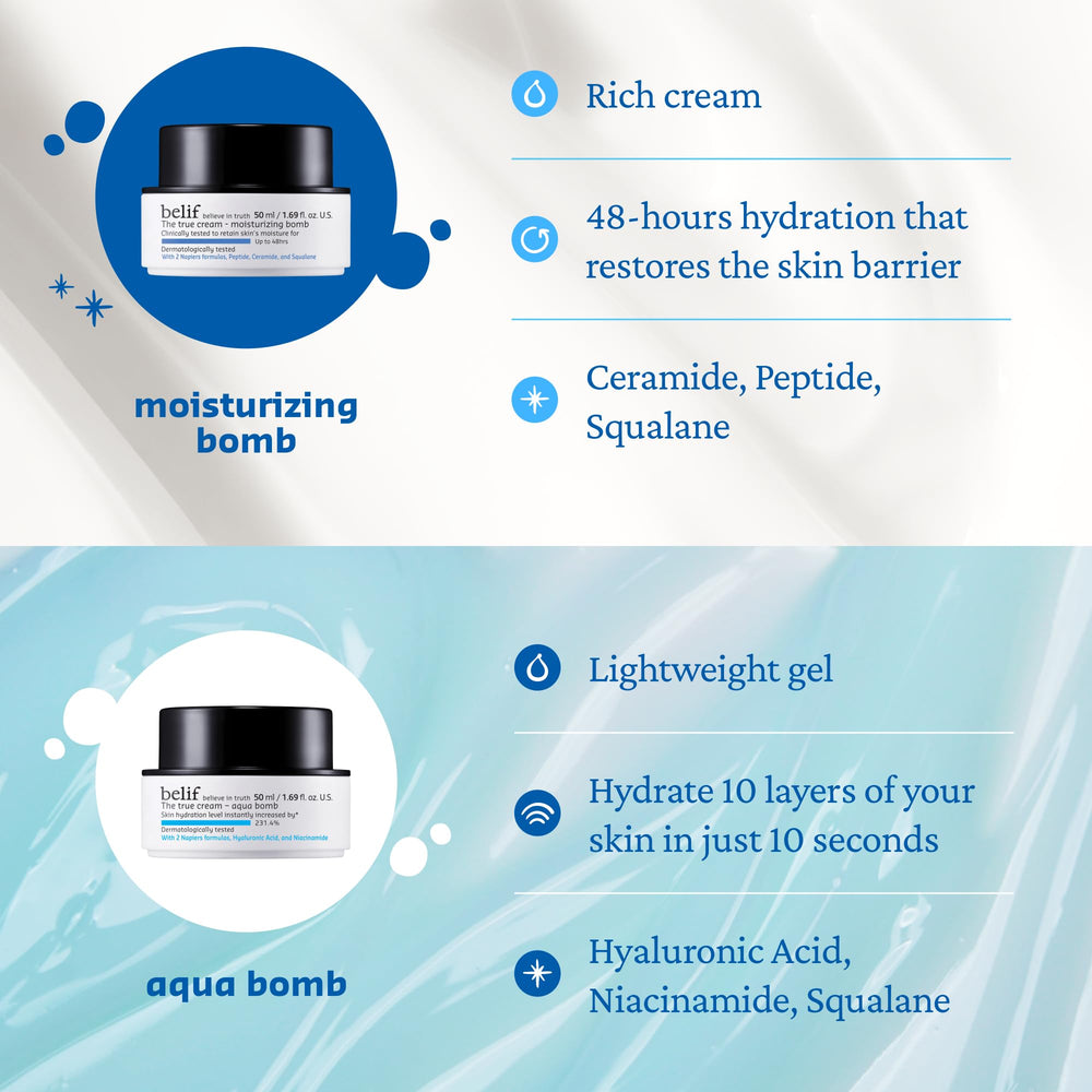 belif ingredients shot highlighting ceramide and peptide for barrier support benefit