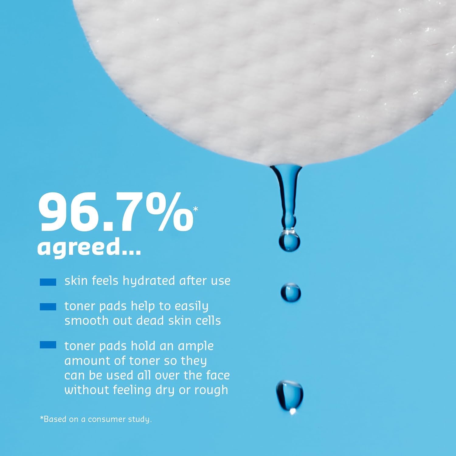 belif soaked pad detail showing saturated formula for instant hydration