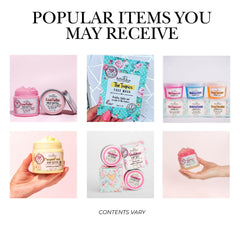 Bella and Bear assortment of travel-size lotions and minis displayed for convenience