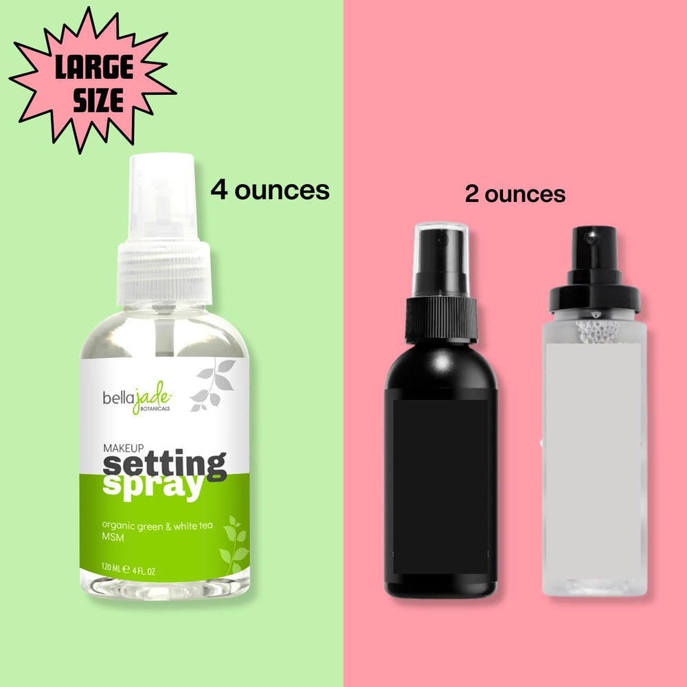 Bella Jade nozzle producing ultra-fine mist for even application benefit