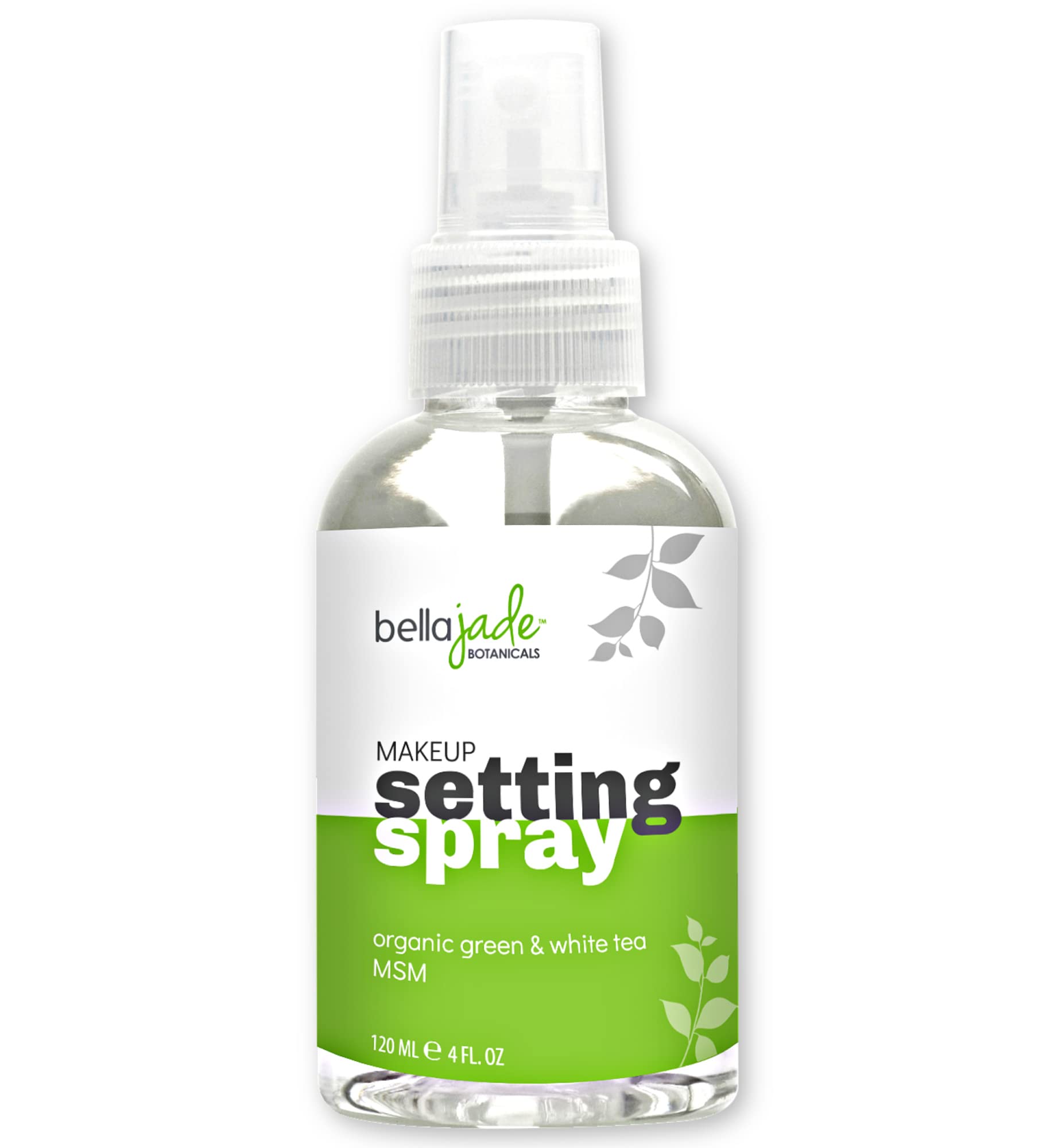 Bella Jade front bottle showing 4 oz packaging and dewy finish benefit