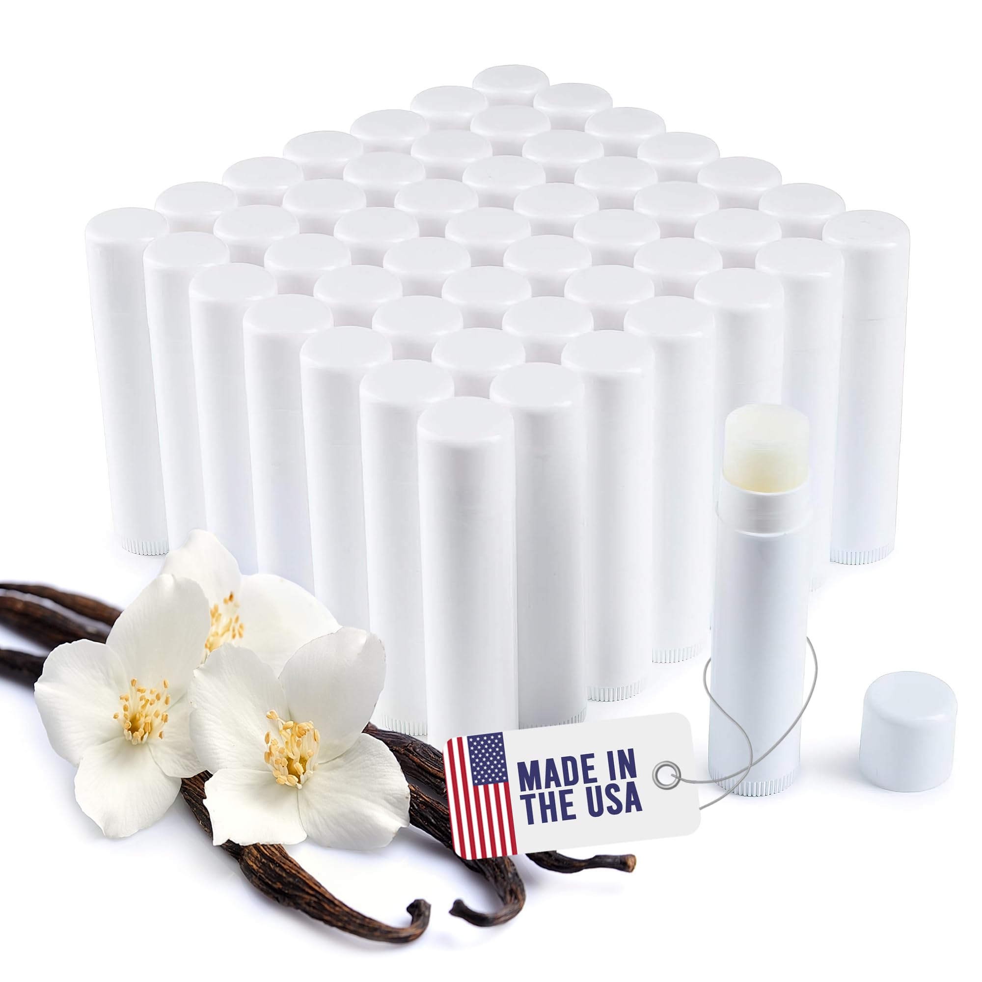 Belladonna front view of unlabeled tubes showing clean customizable look and convenience