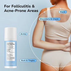 BellamiLuxx label with ingredient highlights showing acids and botanicals benefits