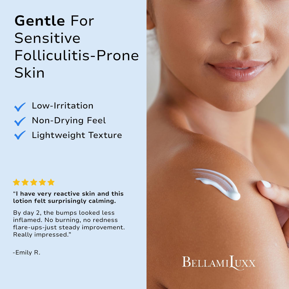 BellamiLuxx held in hand for size comparison and travel-friendly convenience
