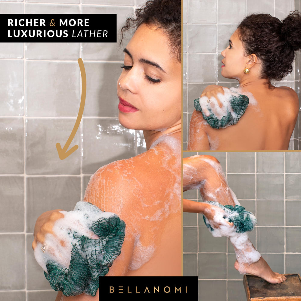 Bellanomi sponge held in hand to show 45-inch length and scale advantage