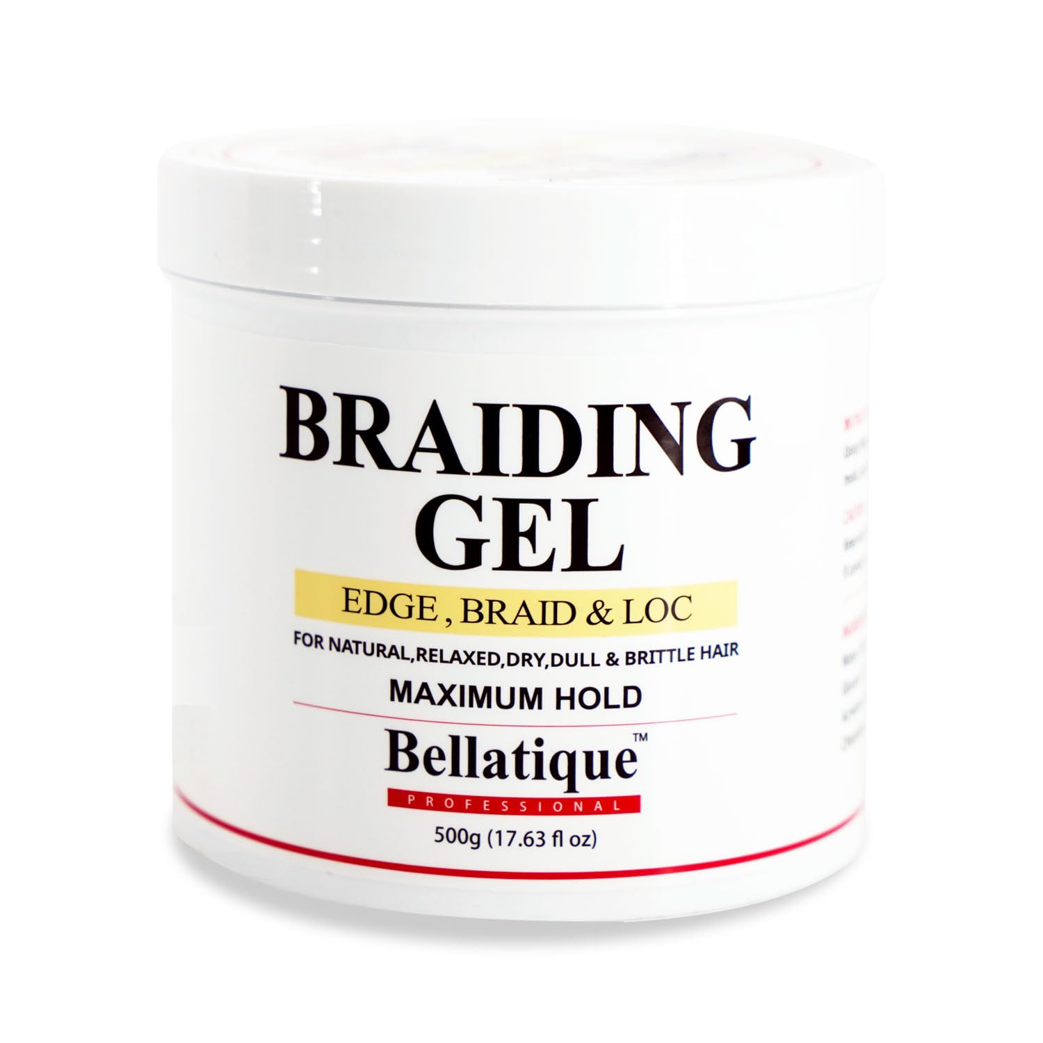 BELLATIQUE front packaging shows professional branding and large jar benefit
