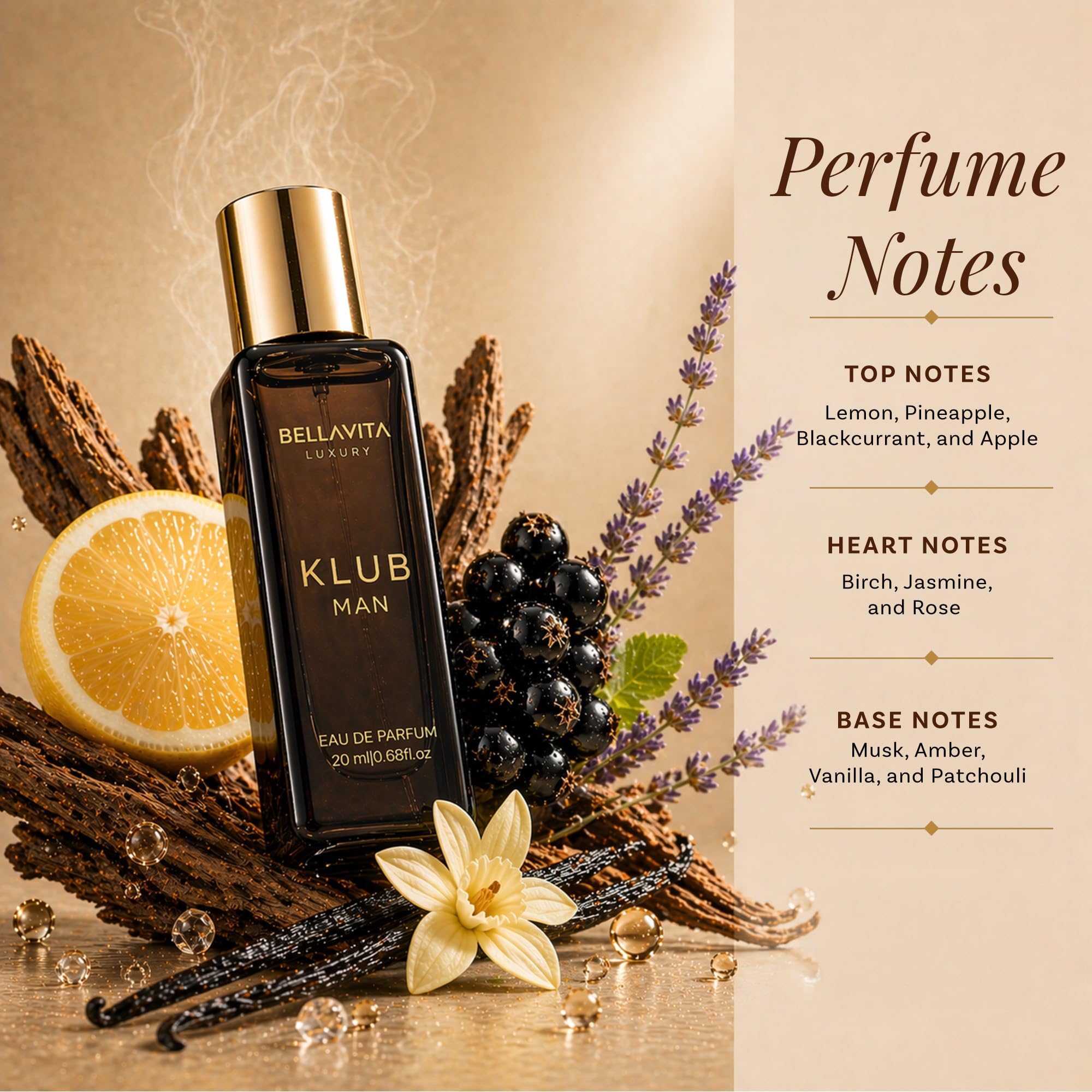 BellaVita Luxury nozzle spray close-up, demonstrates fine mist and easy application