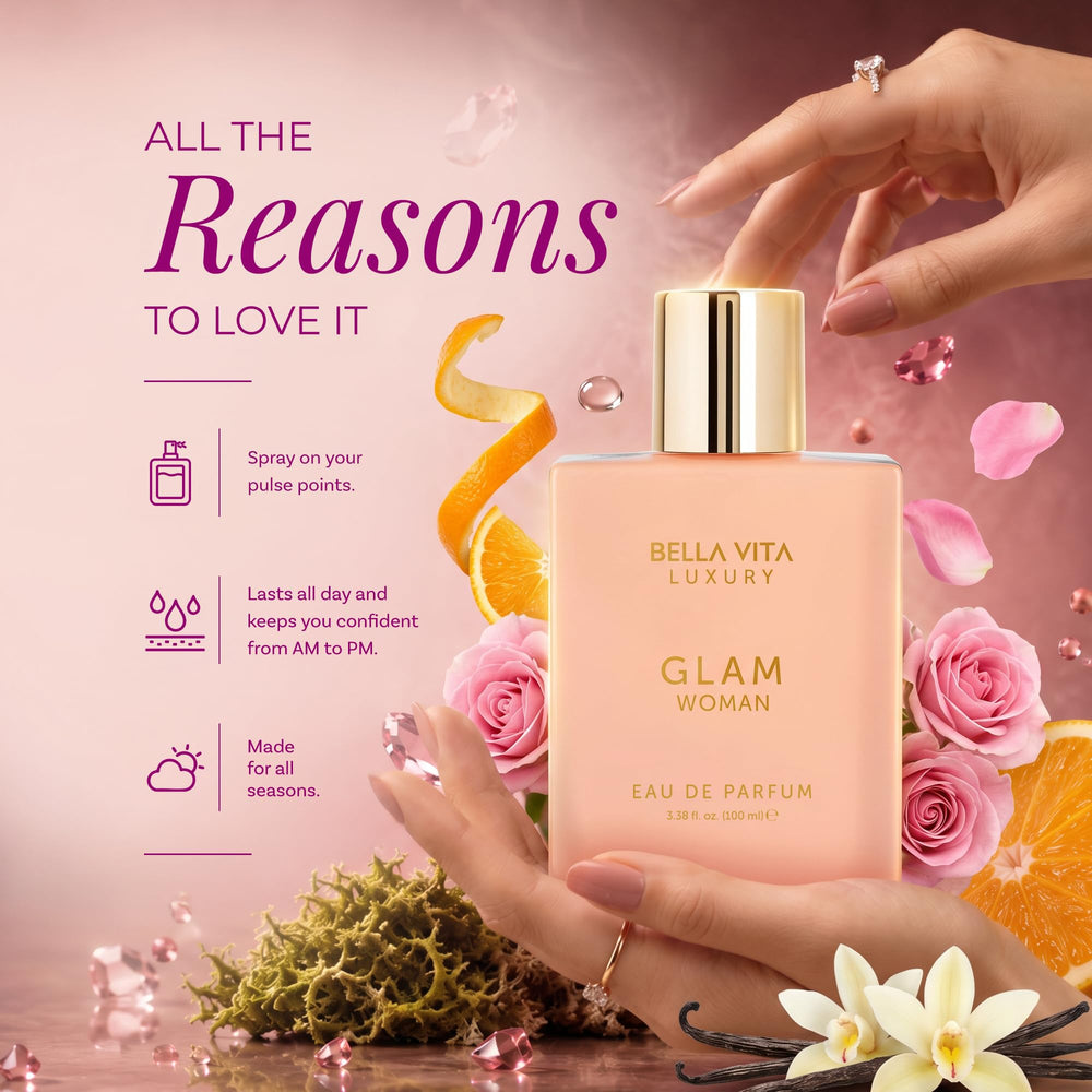 Bellavita Luxury atomizer texture shot showing smooth spray for even coverage