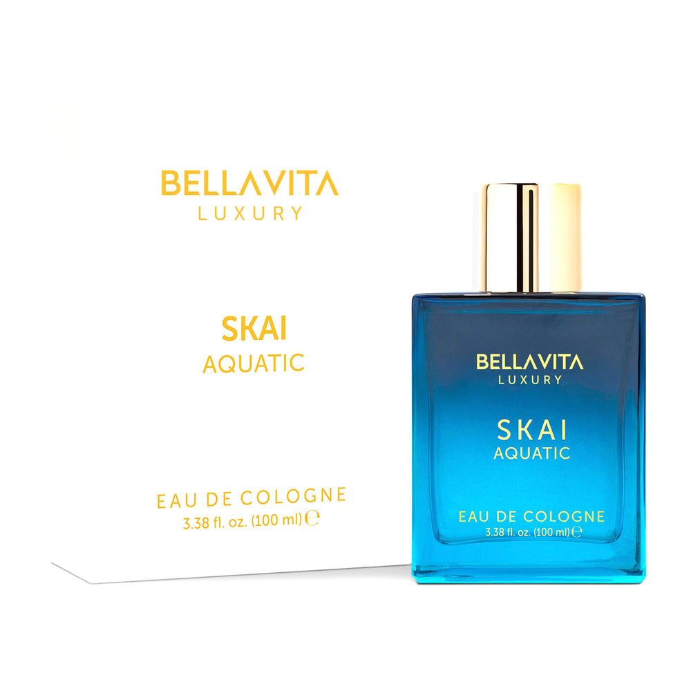 Bellavita SKAI fragrance notes visual featuring bergamot and patchouli for aroma clarity