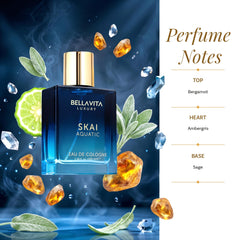 Bellavita SKAI liquid close-up revealing texture and vibrant aquatic impression