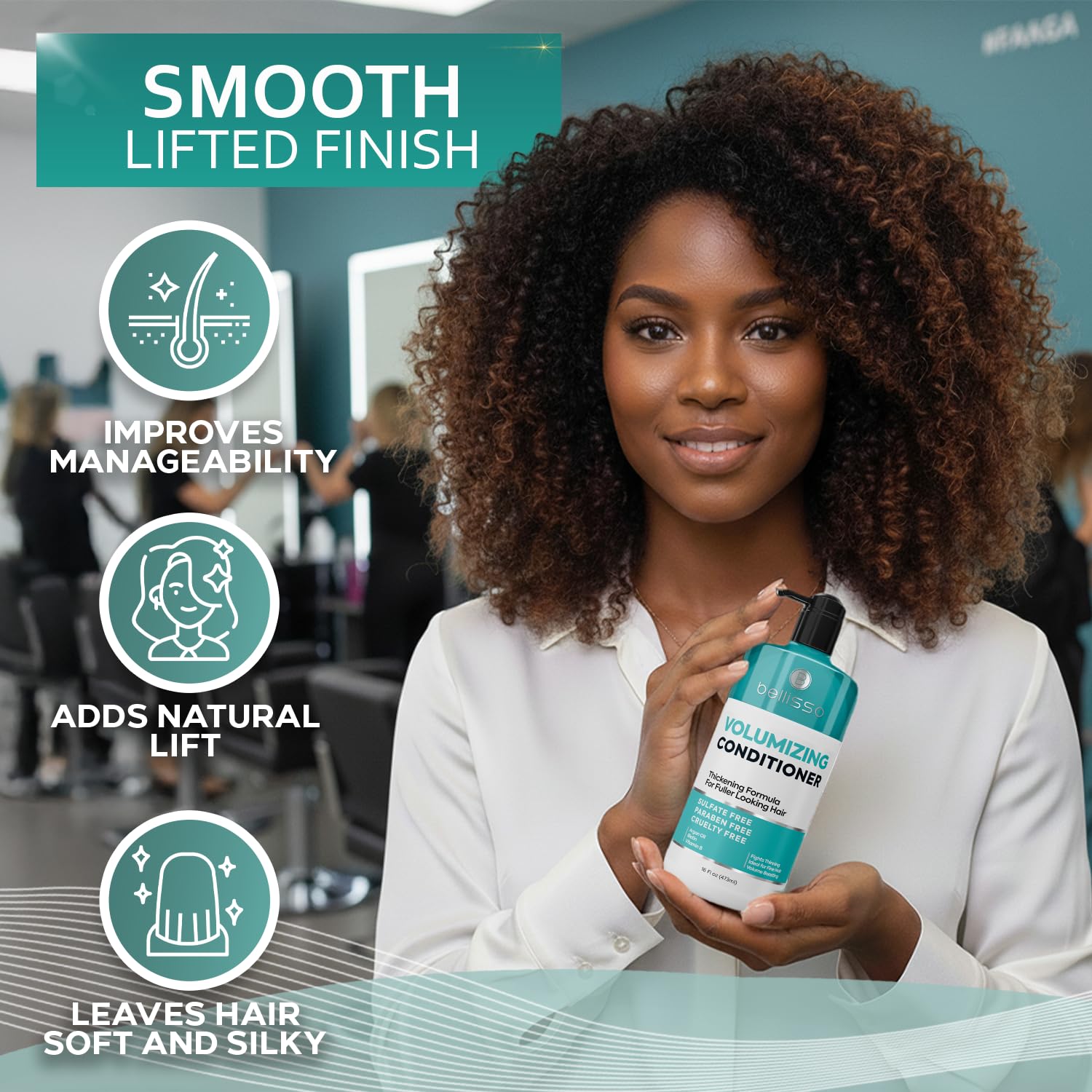 BELLISSO before and after result demonstrating visible volume improvement