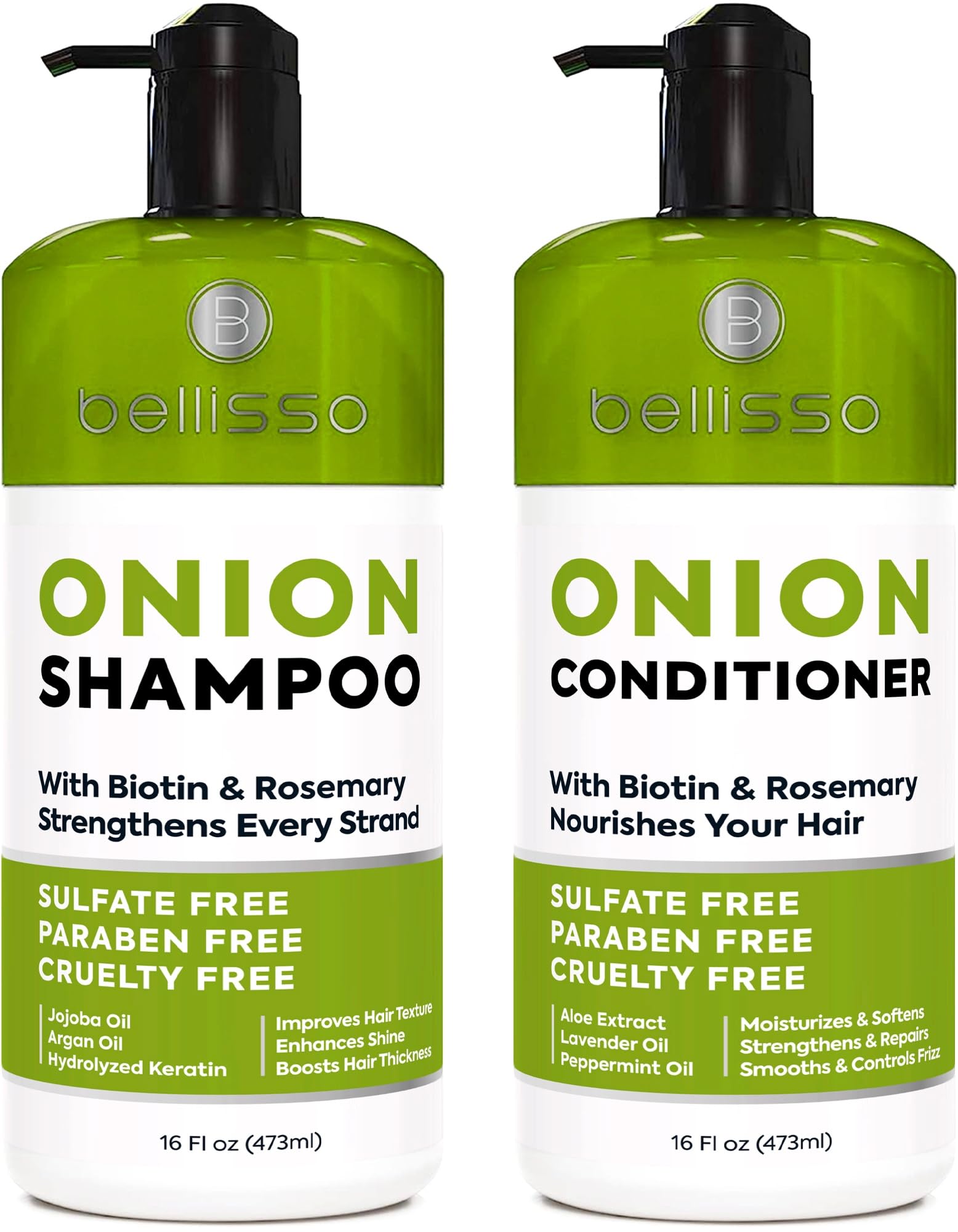 Bellisso front packaging showing set and volumizing benefit