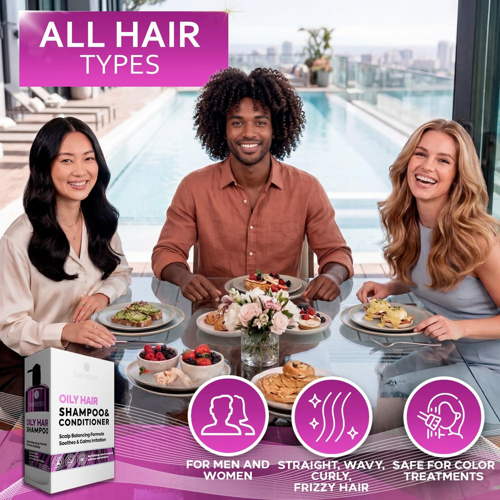 BELLISSO ingredient label detail highlighting sulfate-free and paraben-free benefits