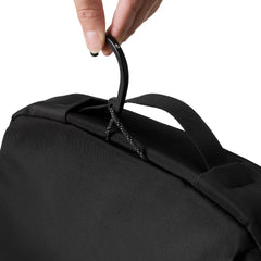 Bellroy hanging on door rail keeping toiletries off wet counters and easy to reach