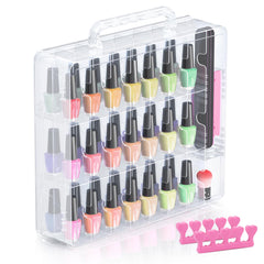 Beloving front view showing 48 bottles and clear visibility benefit