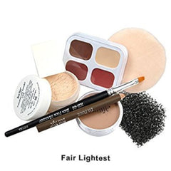 Ben Nye close-up of cream texture FAIR highlighting smooth blendability and opacity