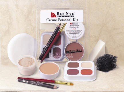 Ben Nye kit front view showing compact palette for olive skin, easy professional application