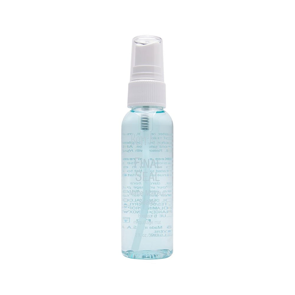 Ben Nye Final Seal bottle front view showing label for longwear matte benefit