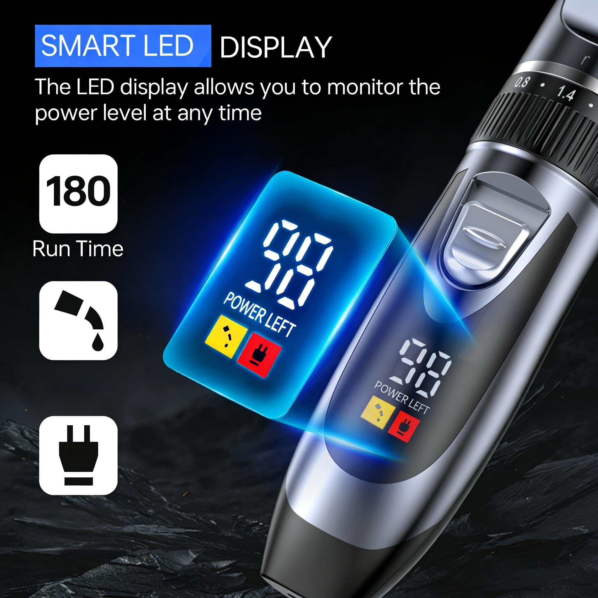 Benbodes trimmer in use during at-home haircut delivering precise control