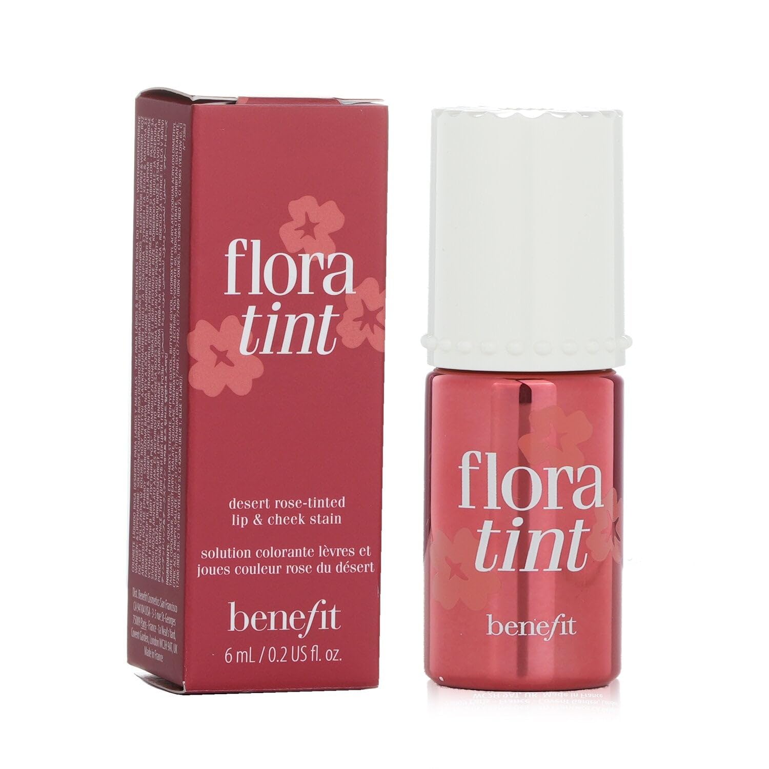 Benefit Benetint doe-foot applicator close-up displaying precise tip for controlled, buildable color