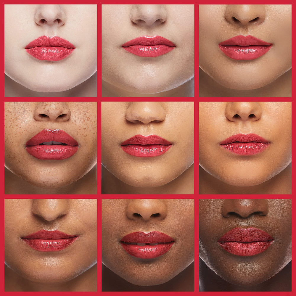 Benefit Benetint applied on model cheeks and lips for natural flush benefit