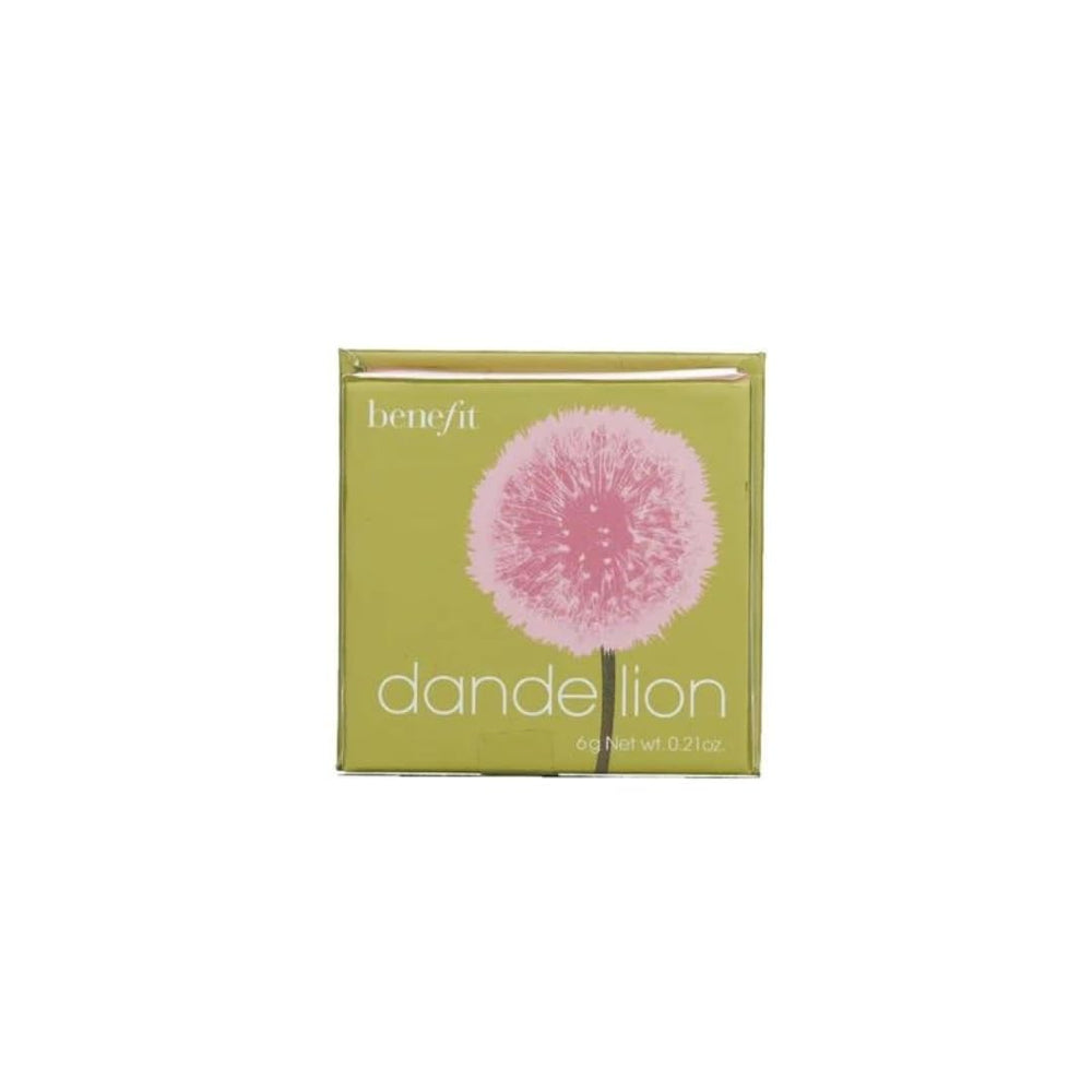 Close-up powder texture of Benefit Dandelion highlighting silky, blendable finish for smooth application
