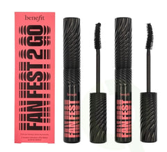 Benefit fan fest curved brush close-up showing flex-wave fibers for precise fanning