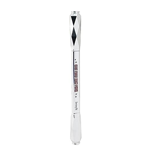 Benefit Goof Proof in use with spoolie blending brows for natural finished look