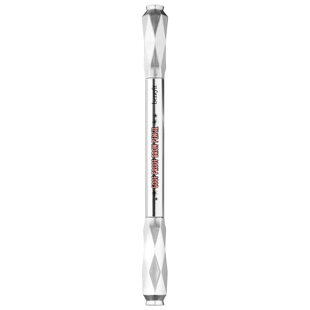 Benefit Goof Proof Brow Pencil close-up of slanted tip and spoolie for precise shaping benefit