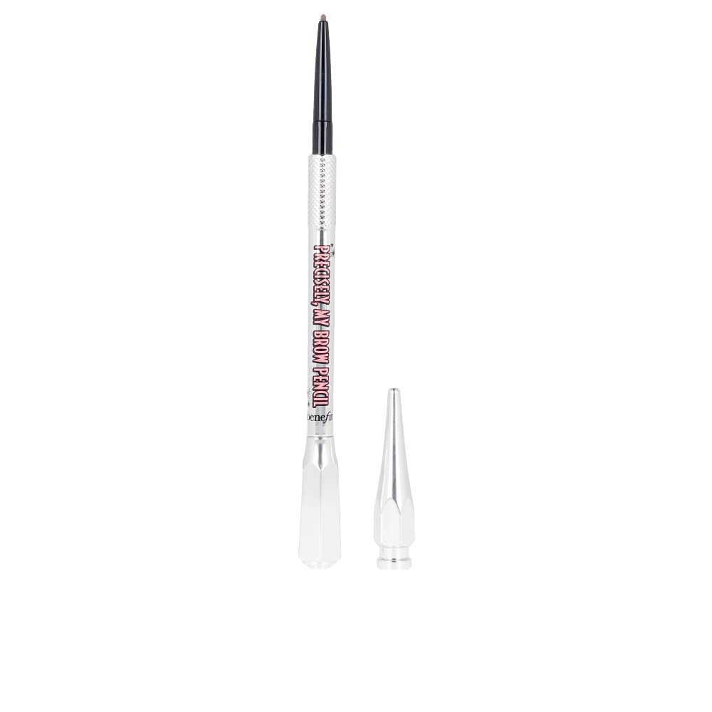 Benefit Precisely My Brow Pencil front view showing slim pencil and spoolie for precise shaping