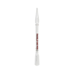 Benefit pencil ultra-fine tip close-up showing precise hair-like strokes