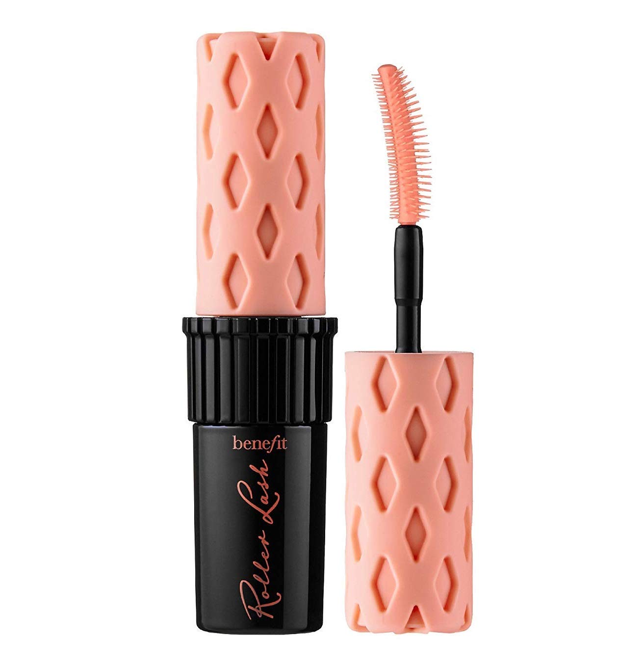 Benefit Roller Lash mini front shot showing compact tube and lifting brush advantage