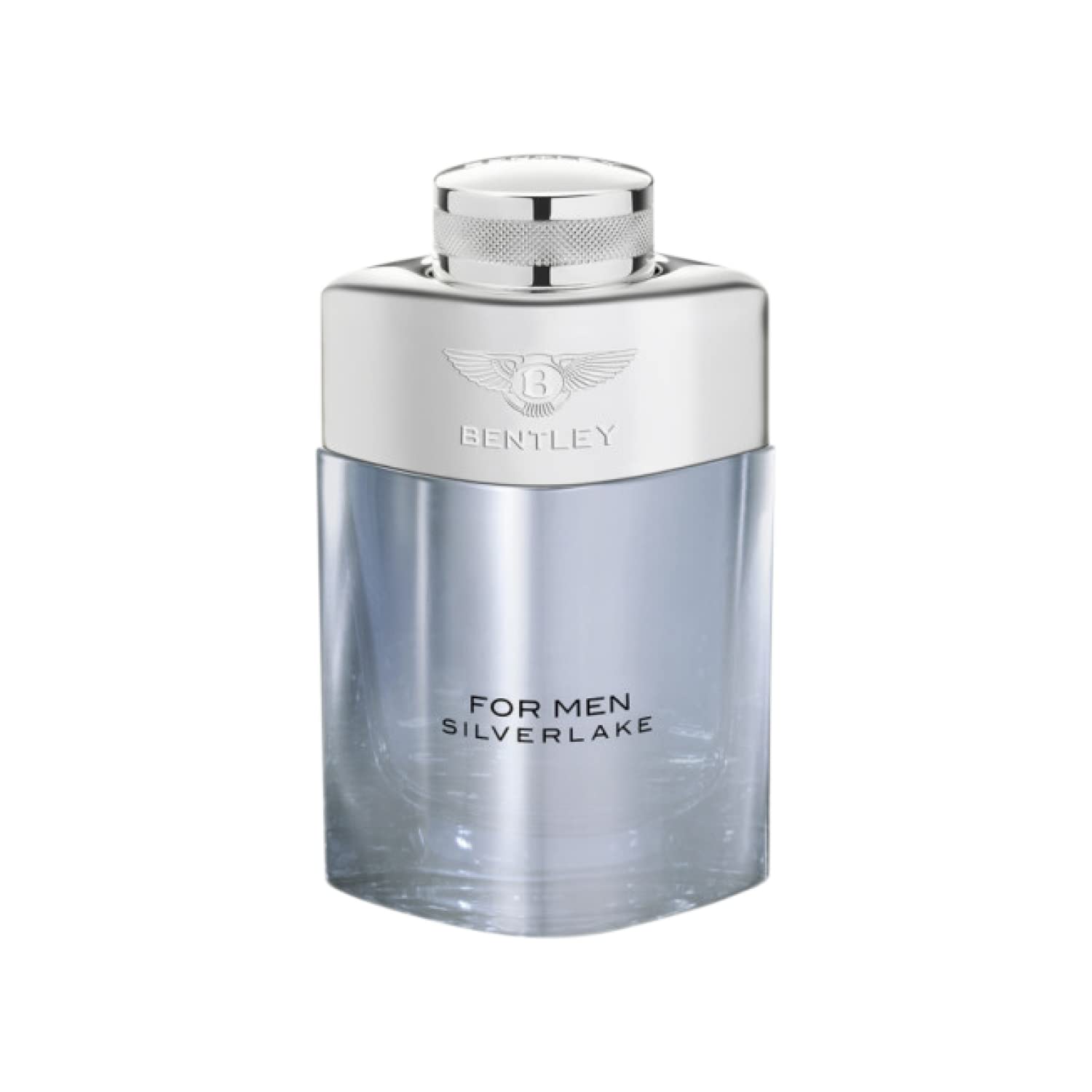 Bentley Silverlake front bottle showing elegant branding and clean design benefits refined presentation
