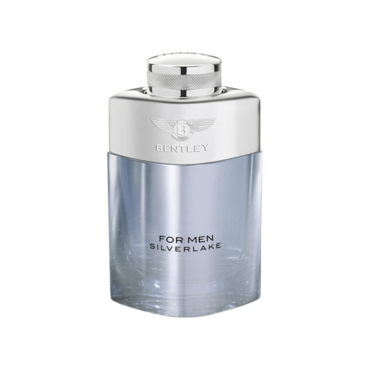 Bentley Silverlake front bottle showing elegant branding and clean design benefits refined presentation