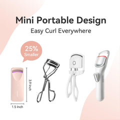 BEOVEA curler connected to type-c cable demonstrating fast recharging for on-the-go use