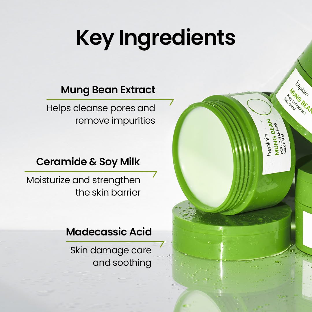 beplain balm melting on skin during massage for efficient makeup removal