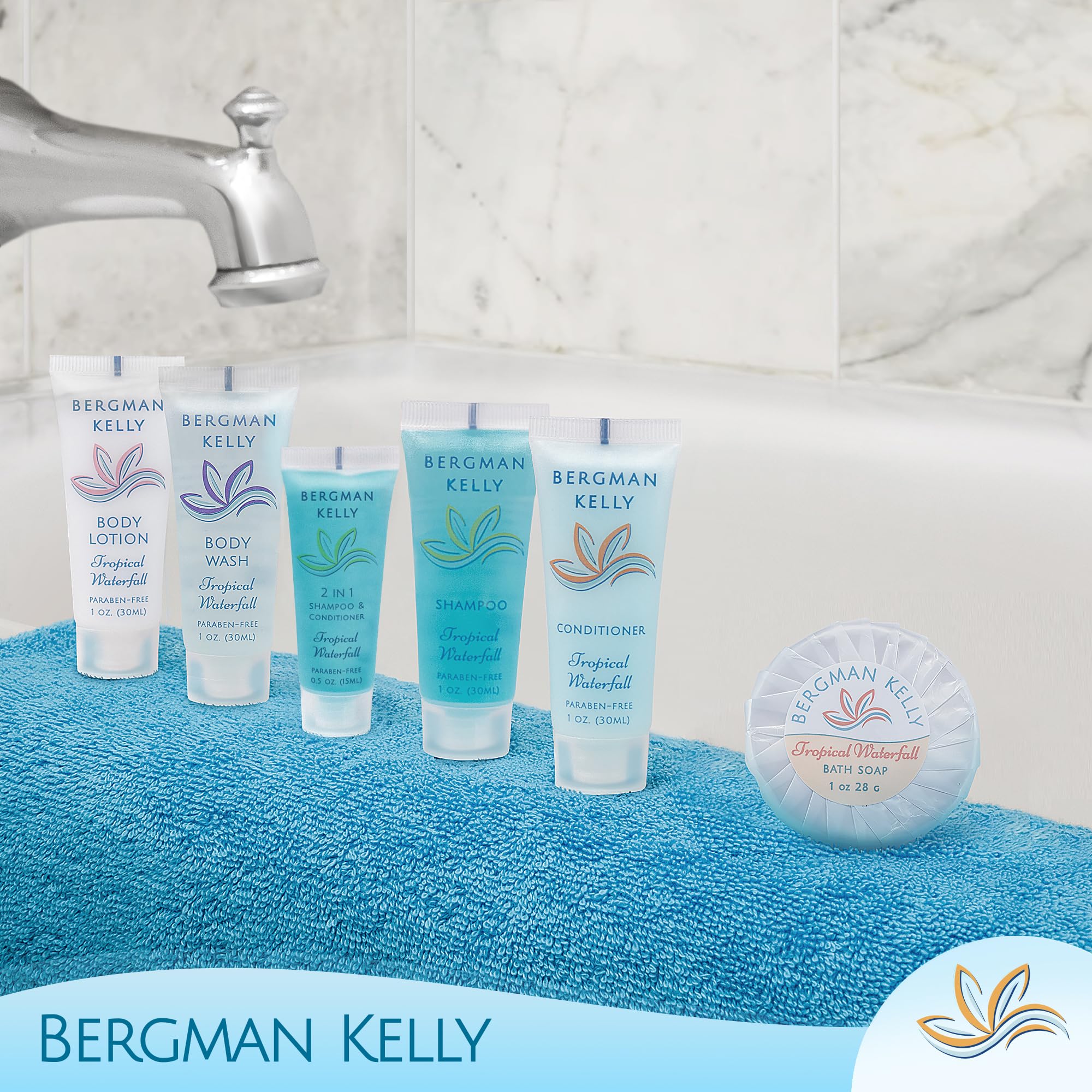 BERGMAN KELLY boxed 200-pack stacked for efficient storage and bulk supply