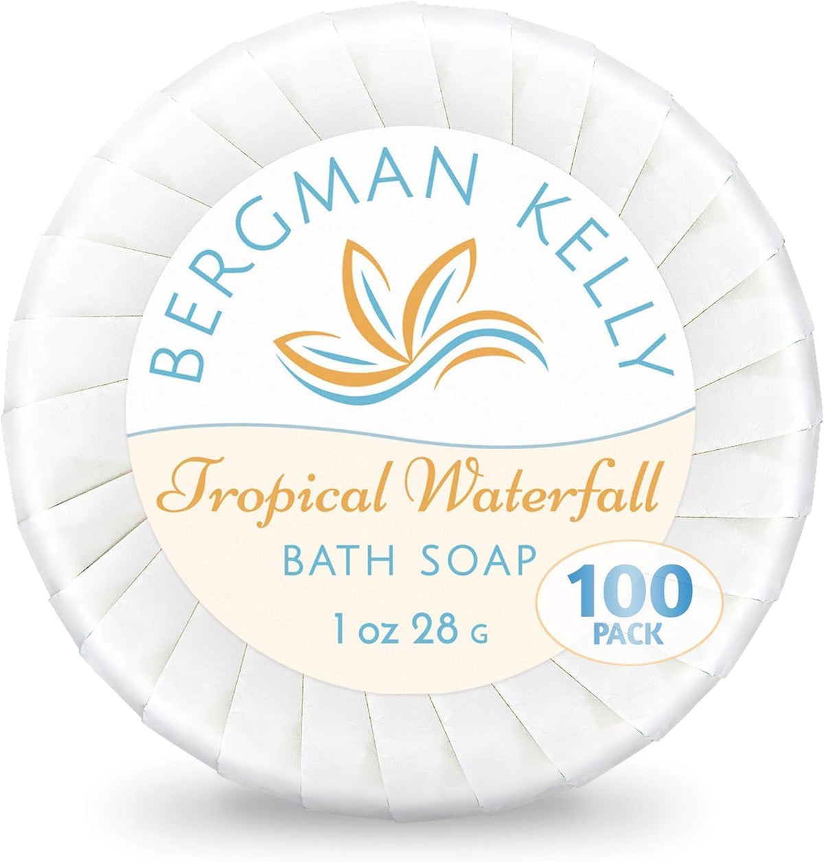BERGMAN KELLY front packaging view showing 100-pack and branding, convenient bulk supply