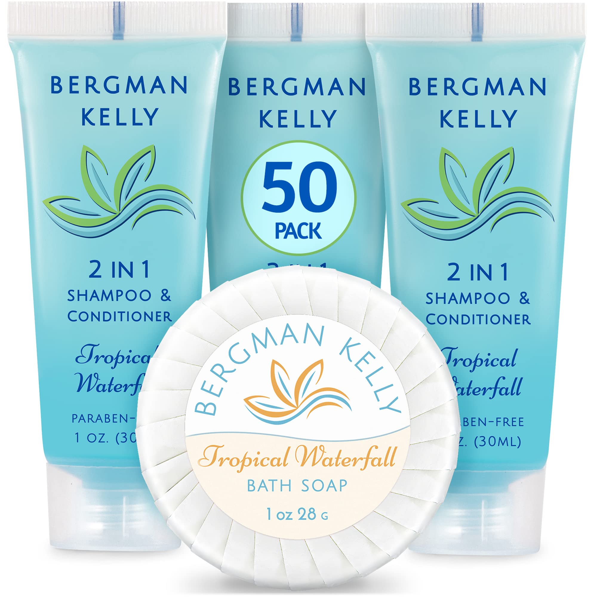 BERGMAN KELLY front packaging showing set contents and freshness benefit