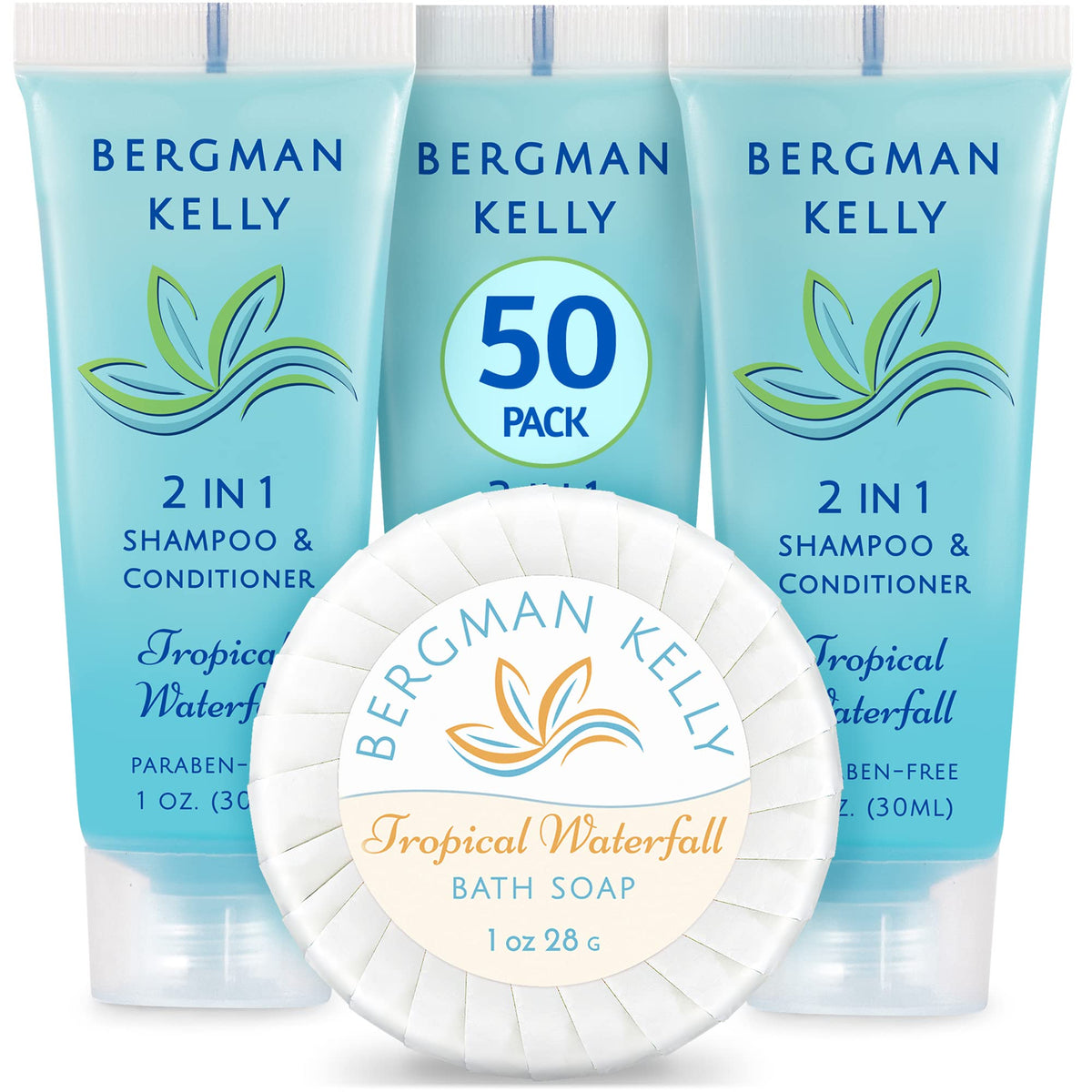 BERGMAN KELLY front packaging showing set contents and freshness benefit