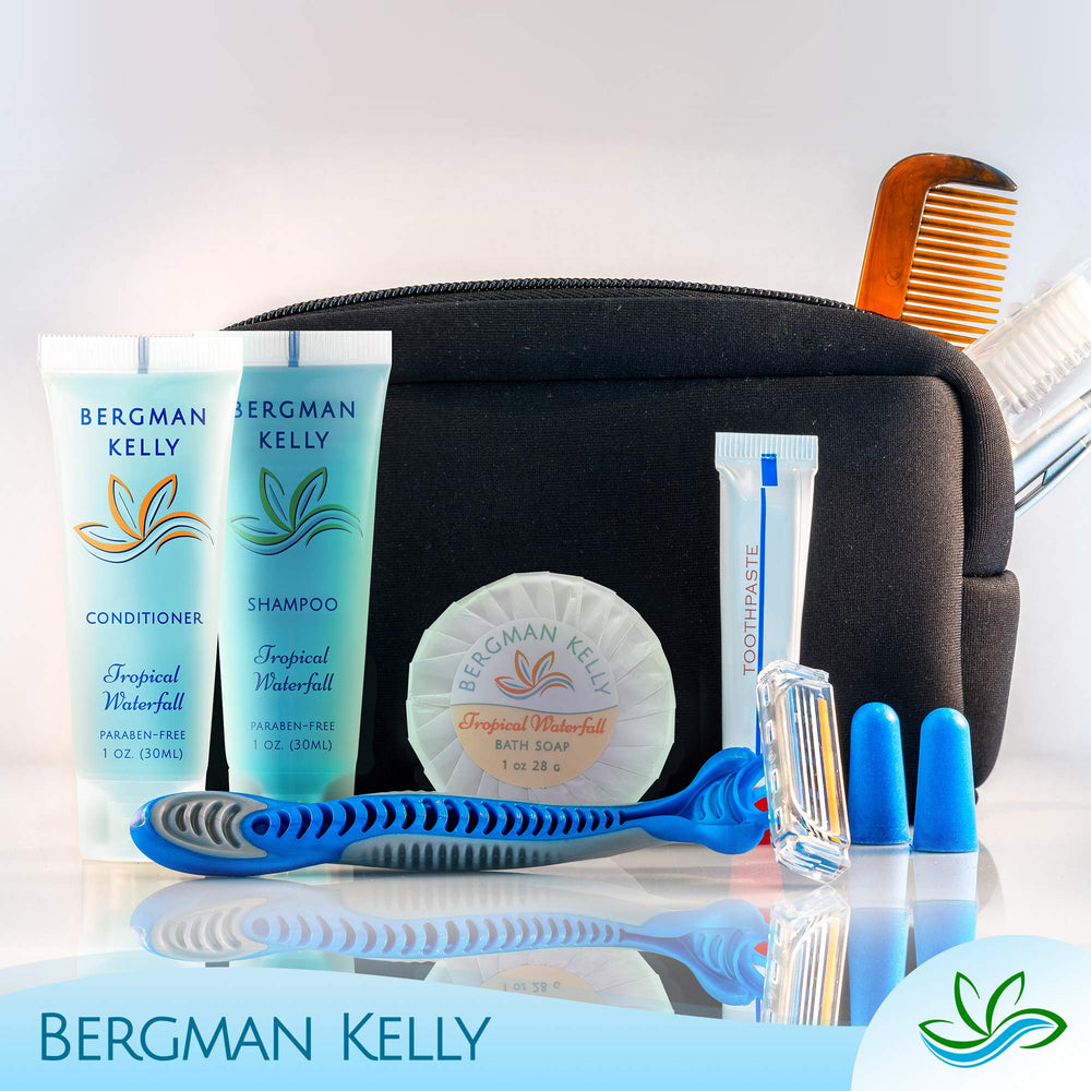 BERGMAN KELLY packed inside a travel bag ready to go showing travel convenience benefit