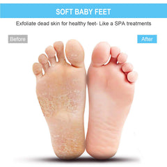 BESKAR in-shower use with feet moving across mat for hands-free scrubbing