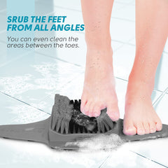 BESKAR underside suction cups view providing non-slip stability in shower