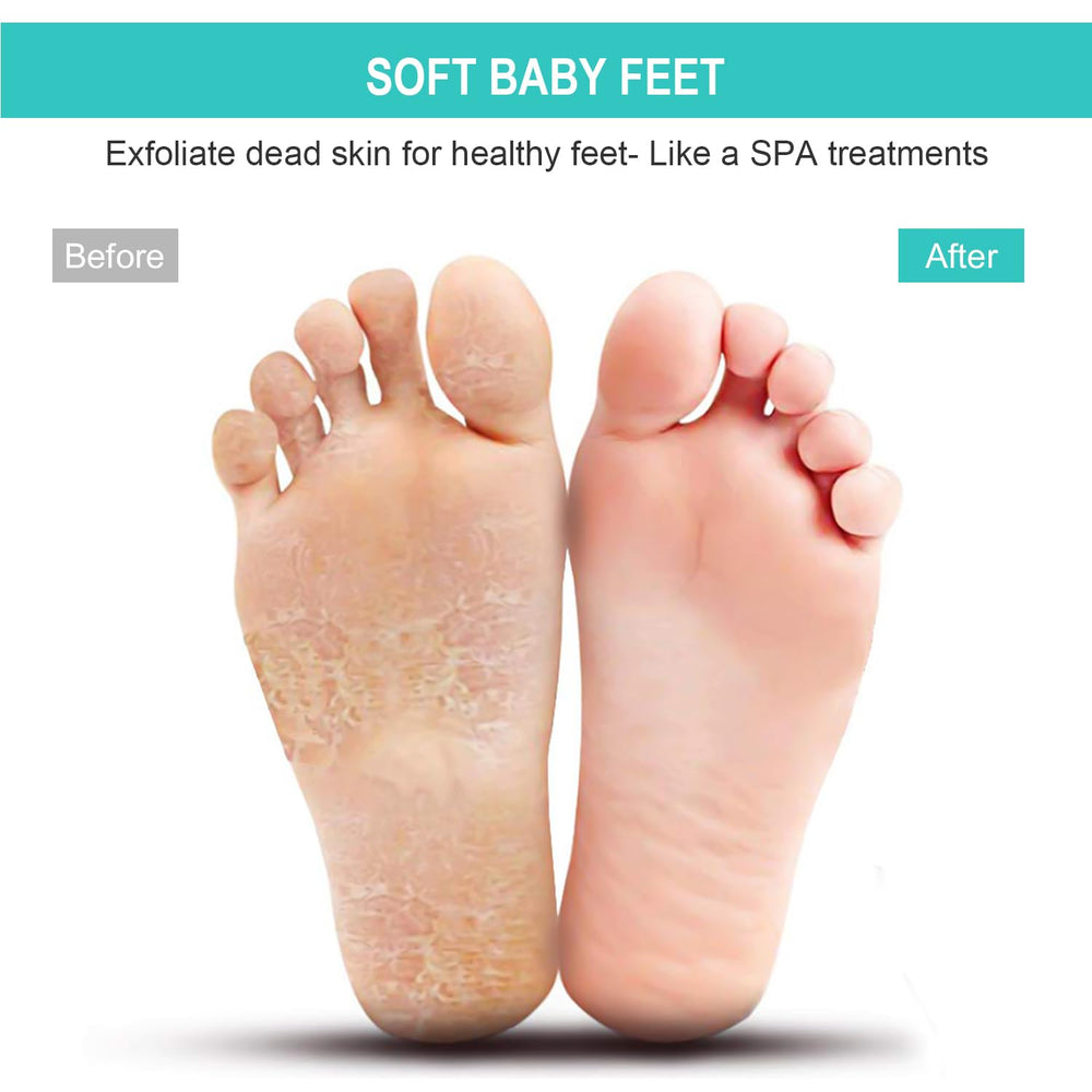BESKAR mat in shower with feet using it to clean and massage effectively