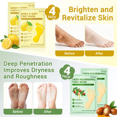 BESNEL open mask pair with visible nourishing essence for absorption
