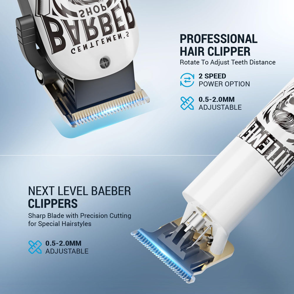BESTBOMG clipper blade close-up highlighting metal T-blade for precise cutting