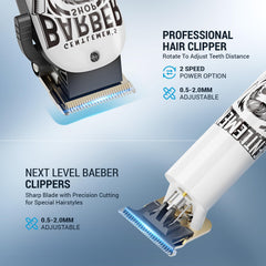 BESTBOMG clipper blade close-up highlighting metal T-blade for precise cutting