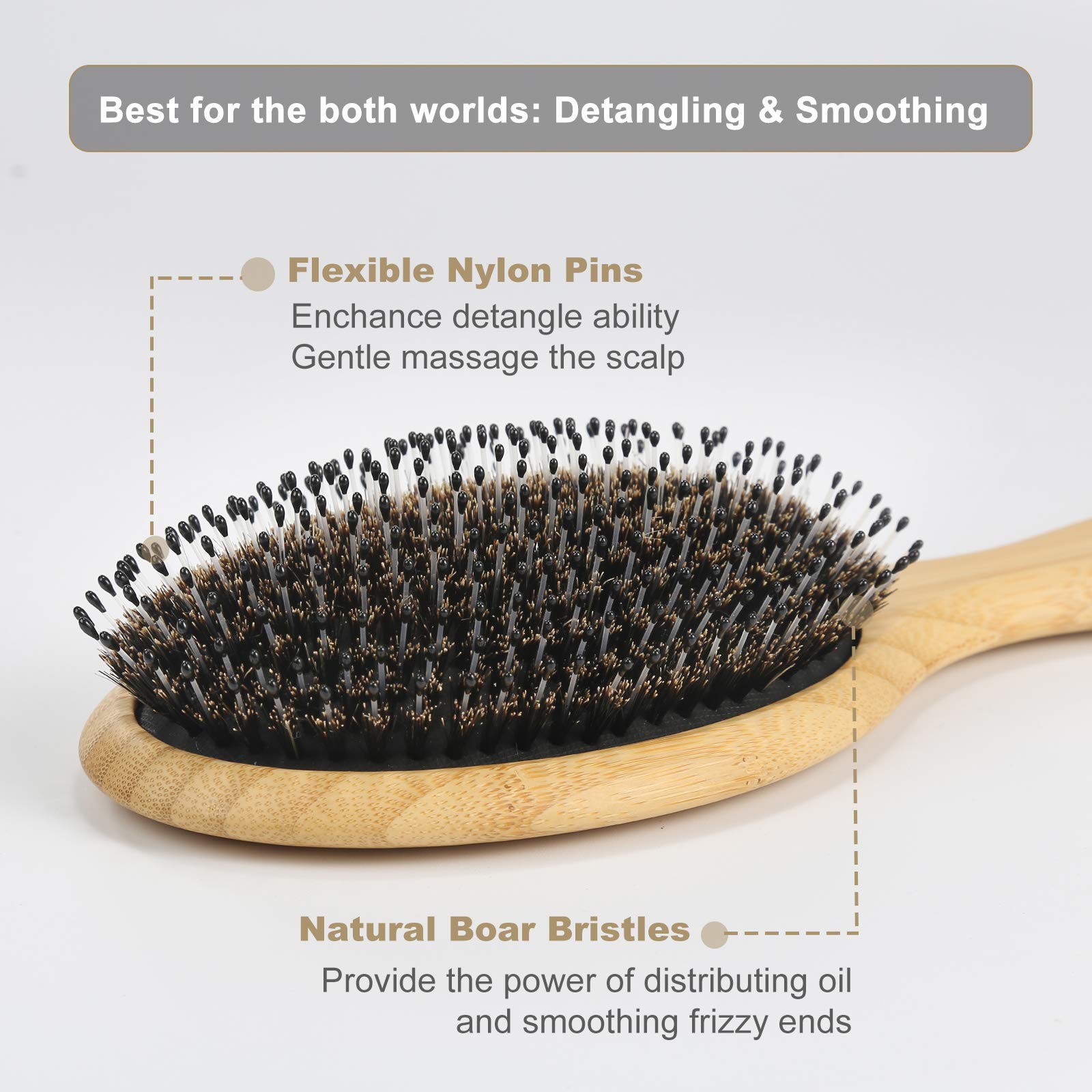 BESTOOL small brush front view ideal for travel and quick touch-up shine