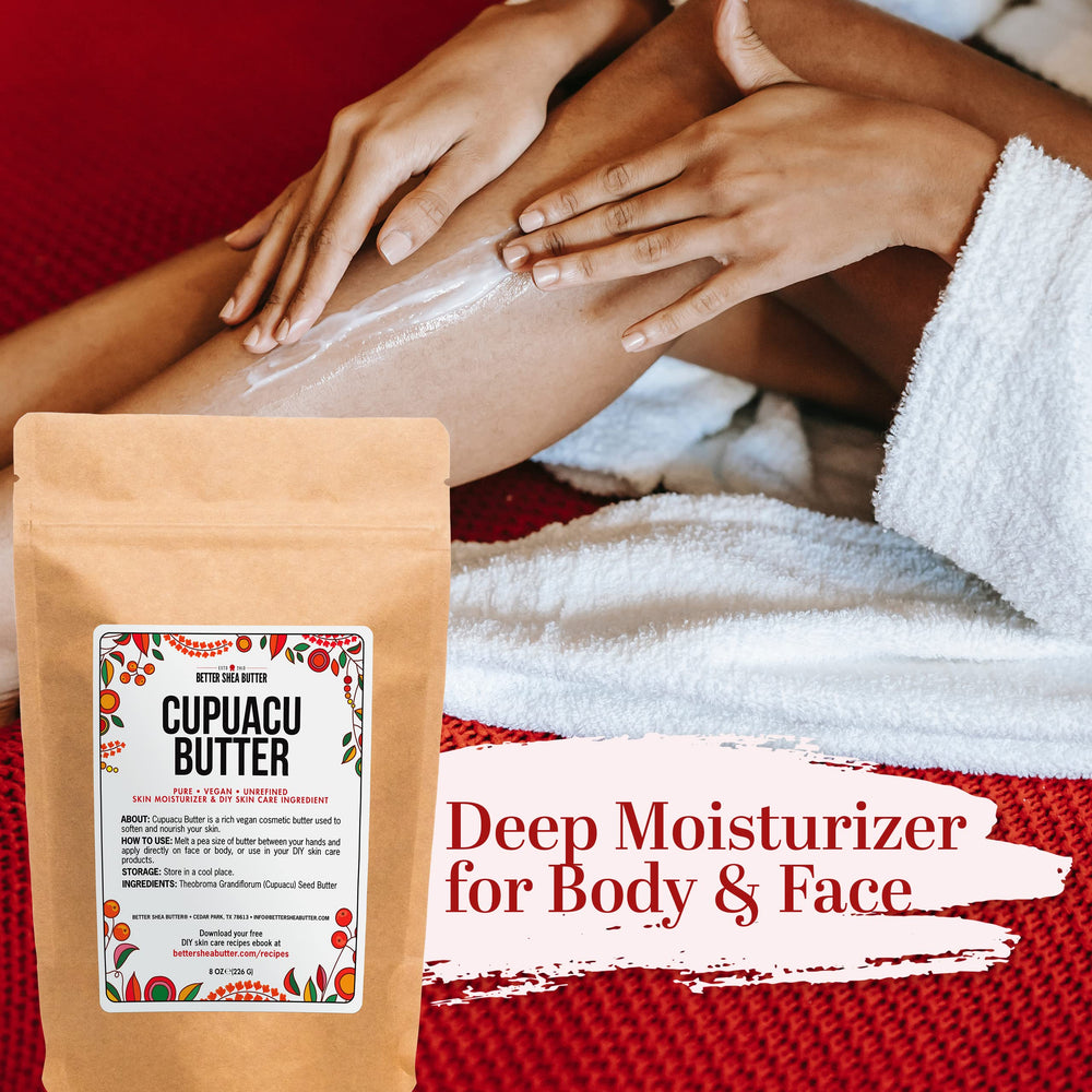 Better Shea Butter cupuaçu used as hair mask showing softer, conditioned hair benefit